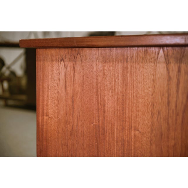 Scandinavian Teak Desk from Samcom, Denmark, 1960s For Sale - Image 12 of 16