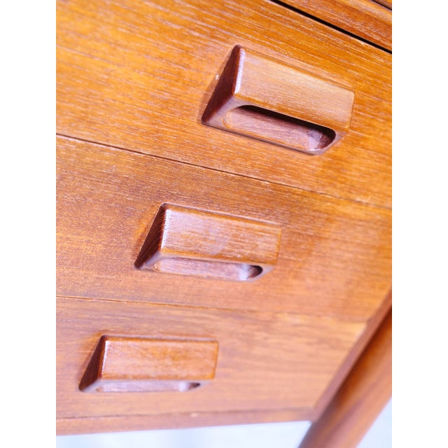 Mid-Century Modern Teak Desk by Børge Mogensen for Søborg Møbelfabrik, 1960s For Sale - Image 15 of 16