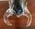 Transparent Vintage Formia Murano Blue and Clear Glass Bull Sculpture For Sale - Image 8 of 8
