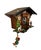 Vintage wall cuckoo style Clock made in Germany antique 6 x 7”, Works well