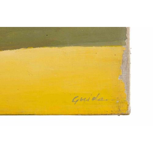 Contemporary Gino Guida, Trunk in the Meadow, 1980s, Oil on Canvas For Sale - Image 3 of 5