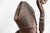 An evocative and richly sculptural example of 19th-century religious folk art, this antique hand-carved wooden figure...