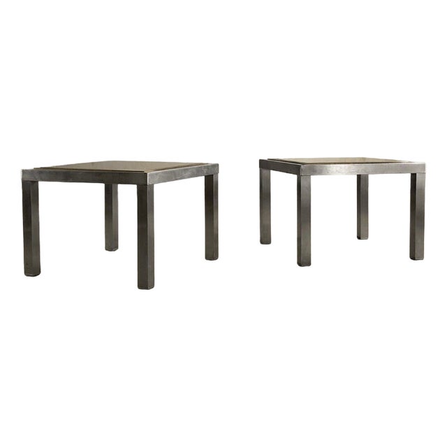 Side Tables or Nightstands by Guy Lefevre for Maison Jansen, 1970s, Set of 2 For Sale