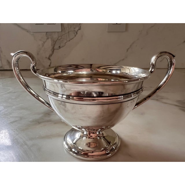 1940s Neoclassical Sterling Silver Cream and Sugar Set For Sale - Image 11 of 17