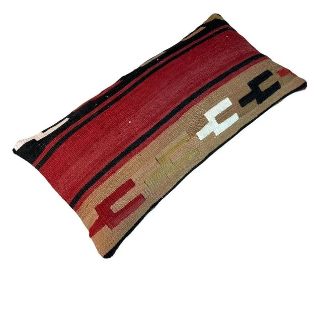 Vintage Turkish Kilim Cushion Cover, 1970s For Sale - Image 3 of 11
