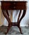 Wood Antique German Biedermeier Sewing Table in Mahogany, 1830s For Sale - Image 7 of 14