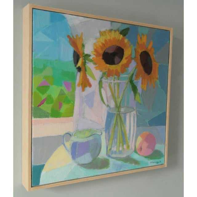 Abstract Sunflowers by Anne Carrozza Remick For Sale - Image 3 of 6