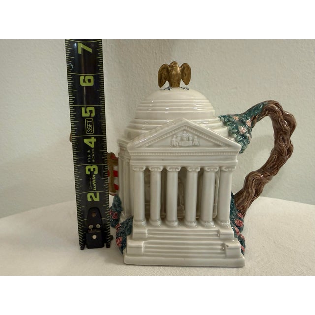 This is the 1993 Fitz & Floyd “The White House” Collector’s Teapot, part of their Famous Landmarks Around the World /...