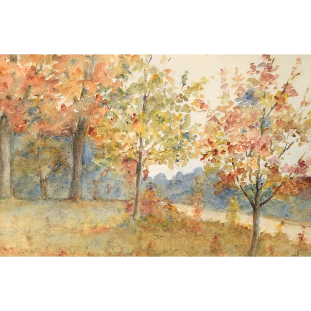 Autumn by the River - Landscape by J. B. Schock For Sale In Monterey, CA - Image 6 of 8