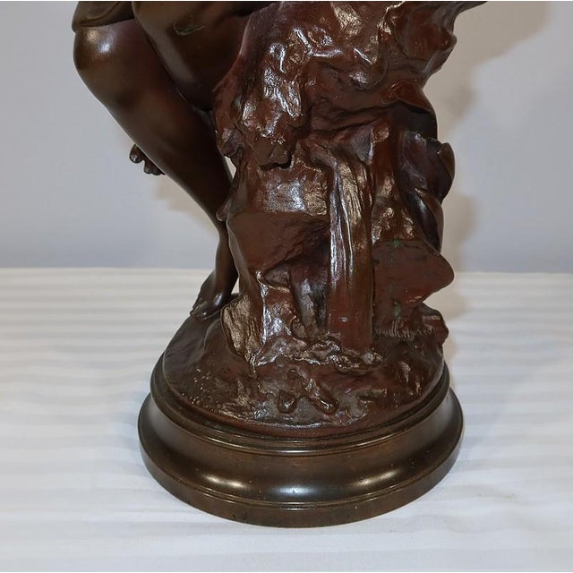 M. Moreau, La Source, Mid-1800s, Bronze For Sale - Image 9 of 17