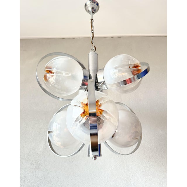 Vintage Sputnik Light from Mazegga, 1970s For Sale - Image 9 of 17