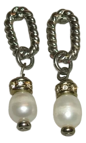 Vintage Freshwater Pearl Earrings, A Pair