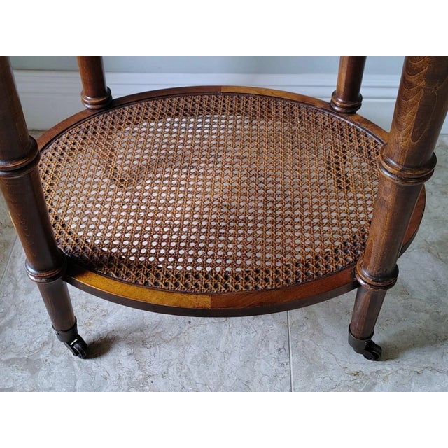 English British Classics Freeport Oval Round Table by Ethan Allen For Sale - Image 3 of 11