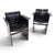 Solaria Chairs in Black Leather by Tito Agnoli for Arrben, 1970s, Set of 2 For Sale - Image 18 of 18