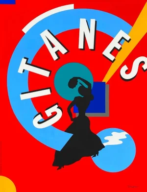 1991 David Tartakover Gitanes Screen Print Poster