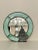 Nautical Vintage Coastal Stained Glass & Pewter Finish Ship Accent Mirror For Sale - Image 3 of 11