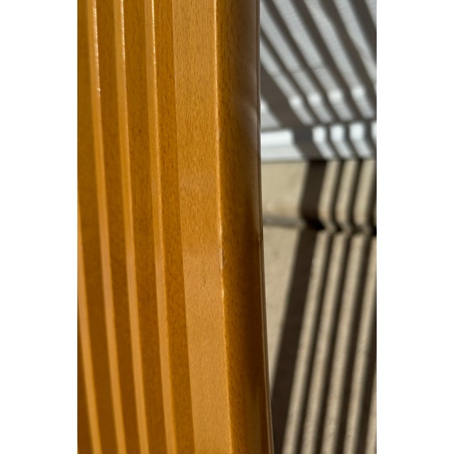 Late 20th Century Set of 4 Postmodern Italian Slatted High-Back Dining Chairs by Pietro Costantini For Sale - Image 16 of 18