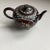 Antique miniature Japanese cloisonné enamel teapot from the Meiji period. Brass base with enamel and wire work detailing...