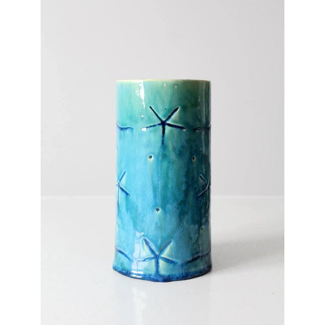 Vintage Signed Studio Pottery Vase For Sale - Image 9 of 9