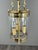 Gold 20th Century Louis XVI Lantern in Bronze and Glass For Sale - Image 8 of 11