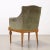 Velvet & Wood Armchair, 1960s For Sale - Image 9 of 11