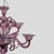 Venetian Purple Hand-Blown 12-Light Chandelier from Cenedese For Sale - Image 4 of 9