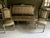 Authentic venetian room in carved wood and decorated in shades of light green very early 1900s the set includes 9 pieces...