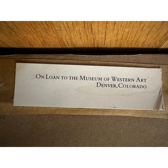 Museum Print of “Piegans” by Charles M. Russell From the Opening of the Museum of Western Art (Denver, Colorado 1983) For Sale In Seattle - Image 6 of 9