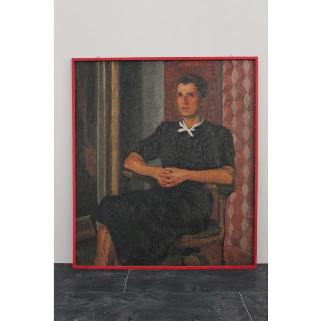 Turin School Artist, Symbolic and Metaphysical Inspiration, Oil on Wood, 1920s For Sale - Image 6 of 6