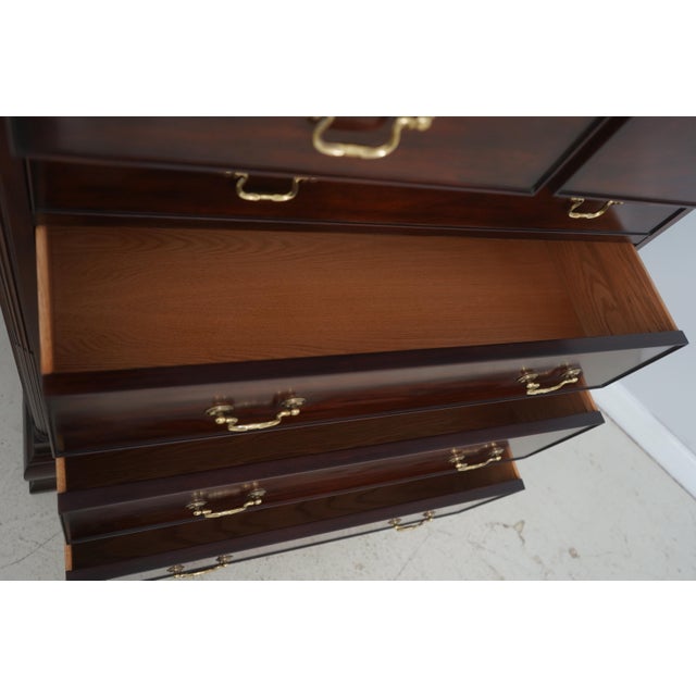 2000 - 2009 Henkel Harris New Market Mahogany Dresser Chest For Sale - Image 5 of 16