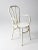 Vintage White Metal Bistro Chair For Sale - Image 11 of 13