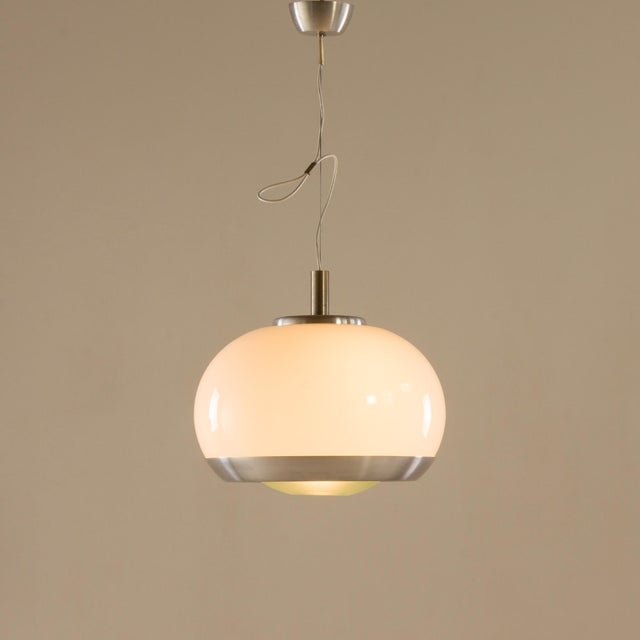 Large Pedant Lamp by Pia Gudietti Cripa for Lumi Milano, Italy, 1970s For Sale - Image 10 of 13