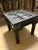 Mid-Century Modern Antique Hand Carved Table Black Accent Wooden Tea Table For Sale - Image 3 of 4
