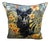 Woven Black Panther Pillow Cover For Sale