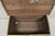 Antique English Victorian Brass Figural Repousse Coal Bin Storage Blanket Chest For Sale - Image 9 of 12