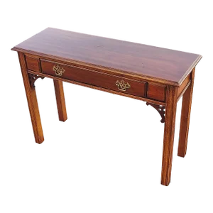 1970s Lane Furniture Walnut Console Table
