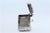 Metal Silver Matchbox with Engraved Plant Motifs Surrounding Monogram Card For Sale - Image 7 of 11