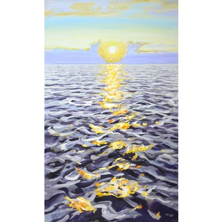 Ocean. Waves. Light 6.Modern Original Painting. For Sale