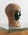 Sculptural Studio Pottery Vase Form with Green Glazed Face, 1980s For Sale - Image 3 of 11