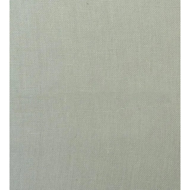 Traditional The House of Scalamandré Toscana Linen Fabric, Pearl Grey For Sale - Image 3 of 3