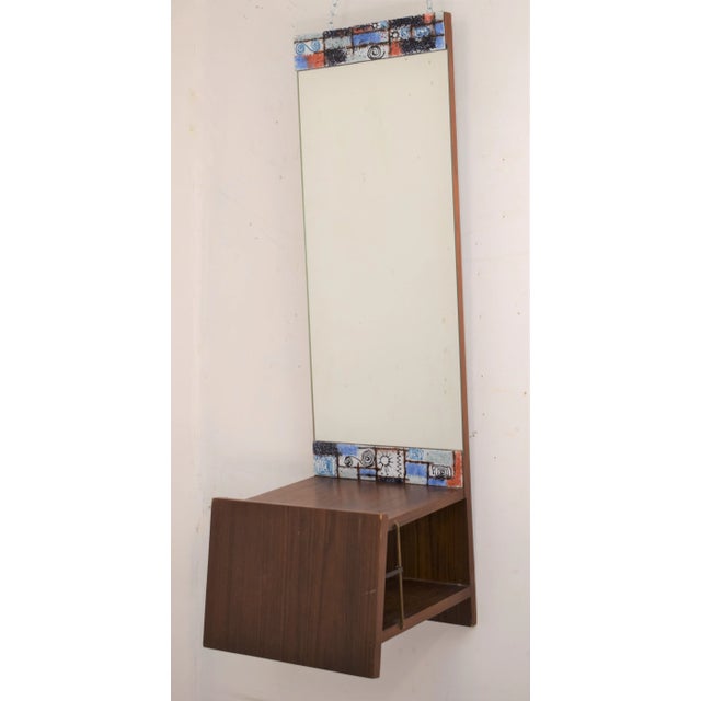 Shelf with Mirror by Siva Poggibonsi, Italy, 1960s For Sale - Image 11 of 11
