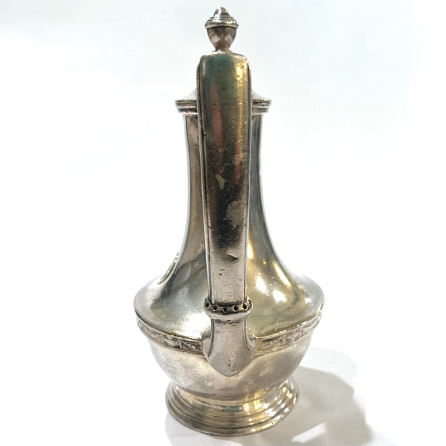 Early 20th Century Hotel Silver Individual Teapot - Hotel Stadler For Sale - Image 6 of 13