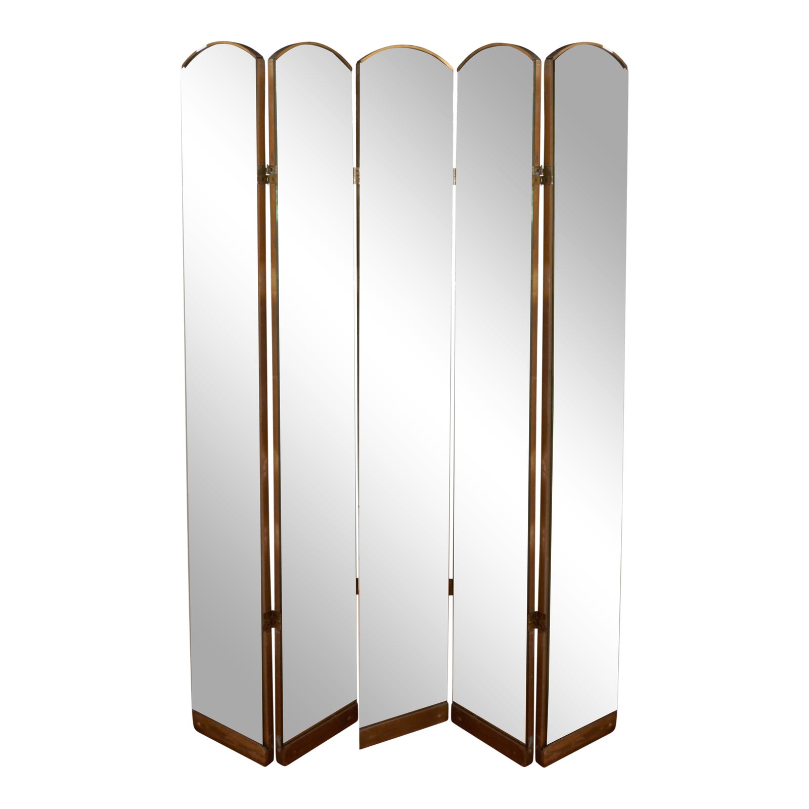 Arched FivePanel Room Dividers a Pair Chairish