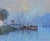 Original oil on canvas Painting by French Artist, Jean Pierre DuBord (b.1949) Titled "La Seine a Eauplet" Subject depicts...