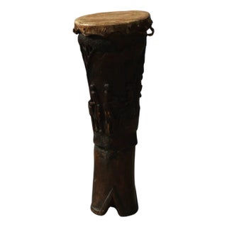 African Organic Wooden Carved Sculpture, 1950s For Sale