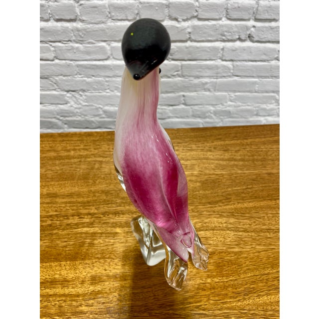 Hand Blown Murano Glass Toucan Bird Sculpture For Sale In New York - Image 6 of 13