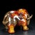 Antique Hetian Jade Elephant Sculpture – 7.9" Carved Figure With Calligraphy For Sale - Image 4 of 9