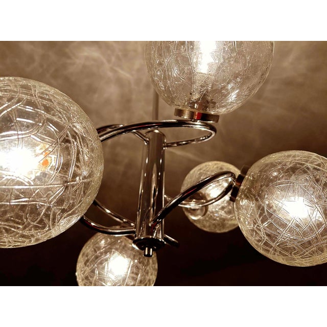 Vintage Space Age Pendant Light, 1970s For Sale - Image 16 of 18