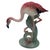 1950s Mid-Century Pink & Green Flamingo Ceramic Tabletop Sculpture Pair by Brad Keeler, 2 Pieces For Sale - Image 12 of 18