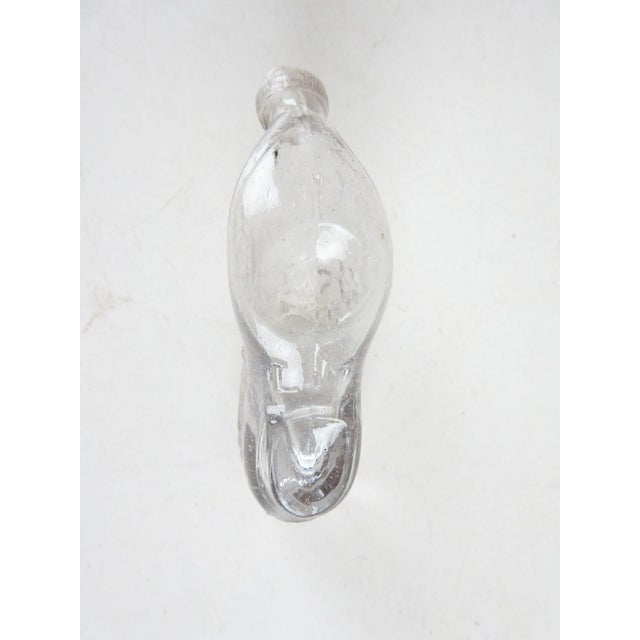 Tiny Antique Novelty Shoe Shaped Glass Bottle Chairish